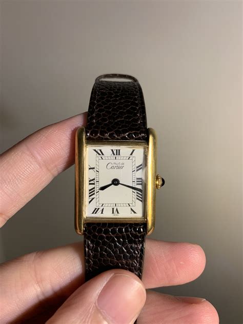 fake cartier tank watch|how to authenticate cartier watch.